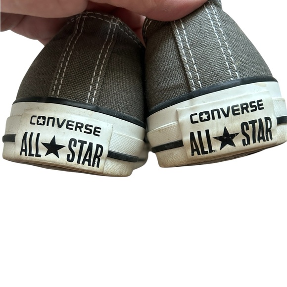 Converse Charcoal Canvas Sneakers Size 8 - Picture 7 of 7